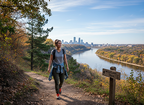 Mississippi Gorge Regional Park Trail